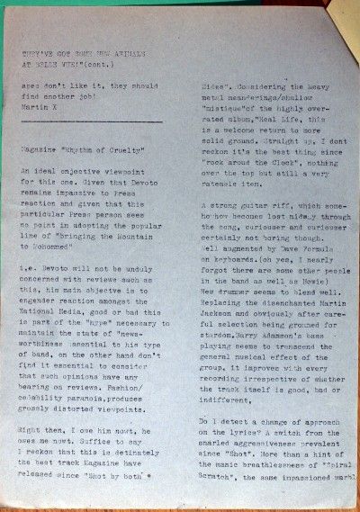 ARTEFACT DESCRIPTION